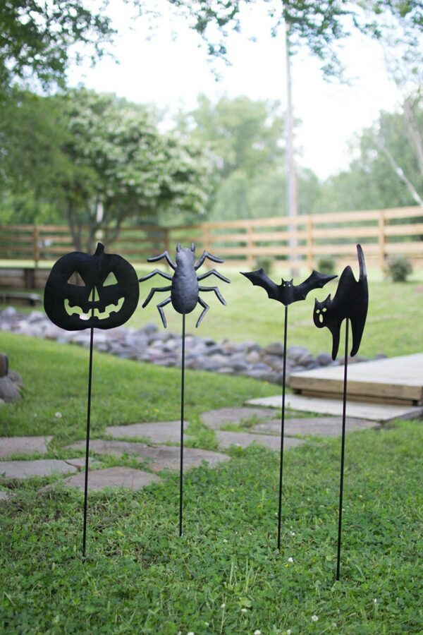 Halloween Yard Stakes, Set of 4