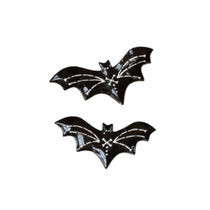 Nesting Ceramic Bat Serving Platters