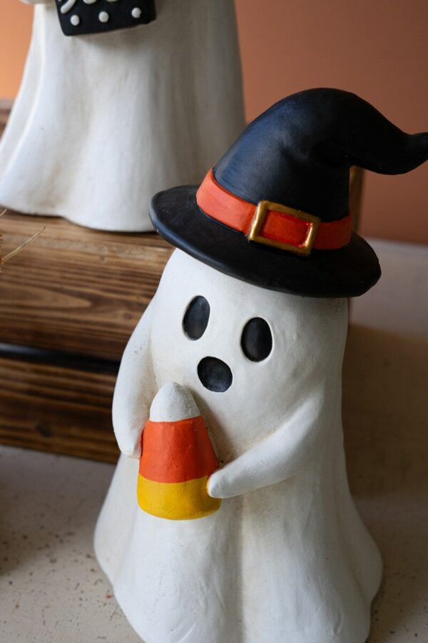 Resin Halloween Ghosts, Set of 2