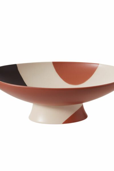 Calico Footed Bowl