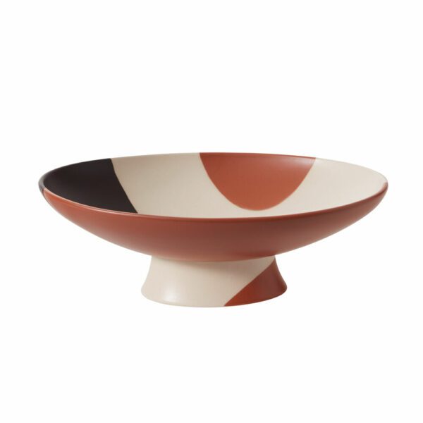 Calico Footed Bowl