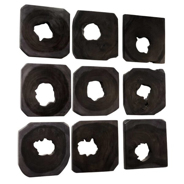 Bahati Ebony Wood Wall Decor