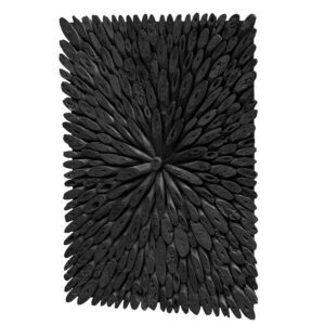 Black Bahama Wood Wall Decor