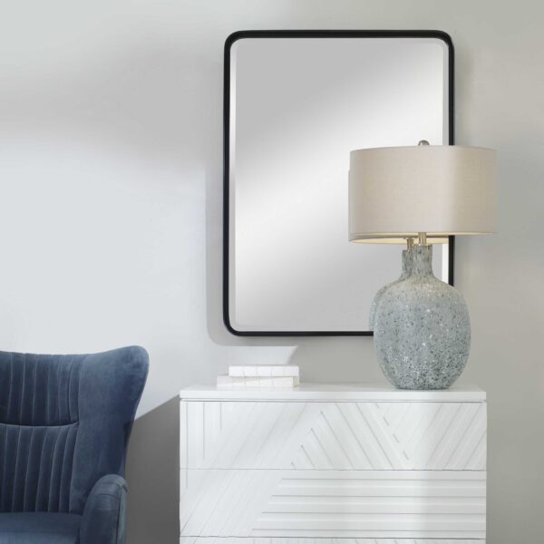 Black Crofton Large Mirror