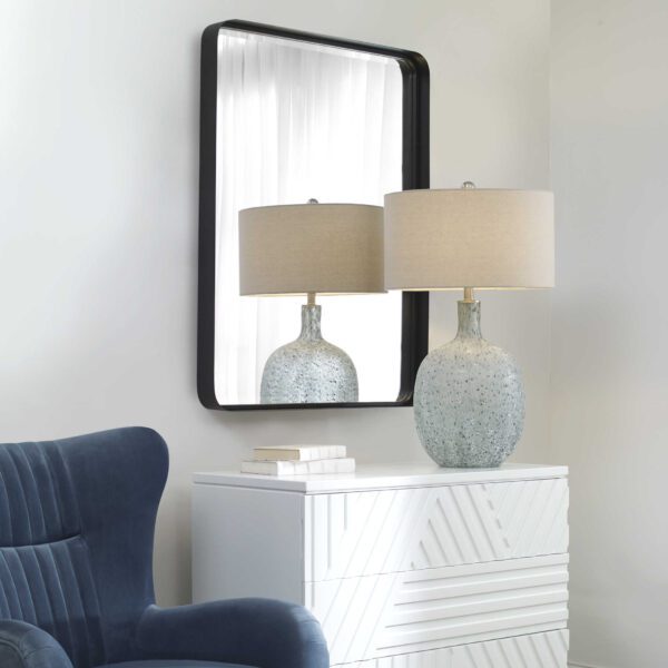 Black Crofton Large Mirror