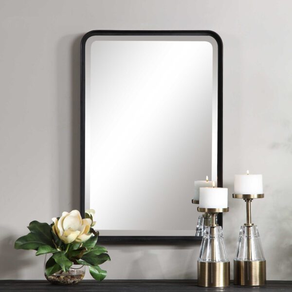 Black Crofton Vanity Mirror