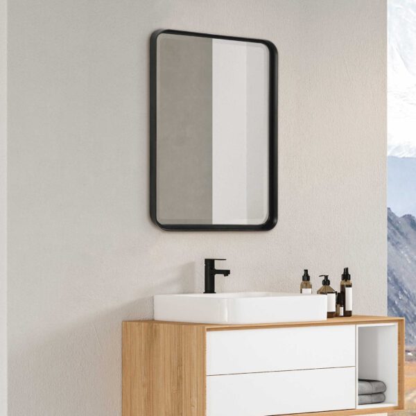 Black Crofton Vanity Mirror