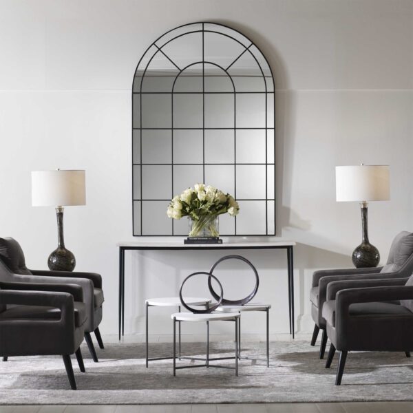 Black Grantola Arch Mirror