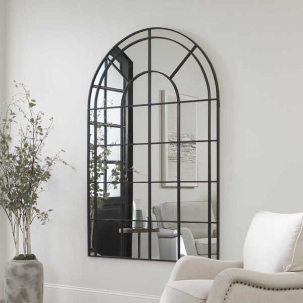 Black Grantola Arch Mirror