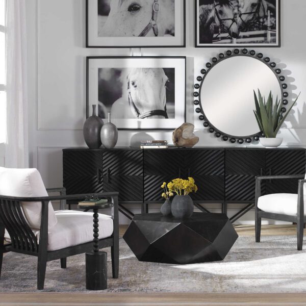 Black Volker Small Coffee Table