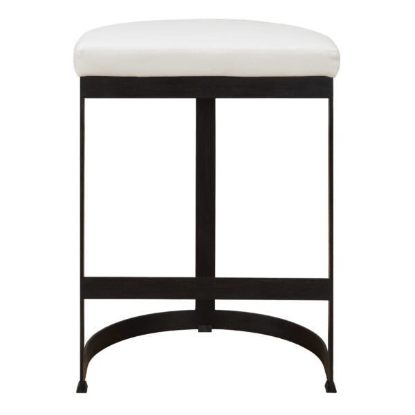 Black and White Ivanna Counter Stool