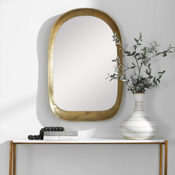 Brass Bradano Arch Mirror