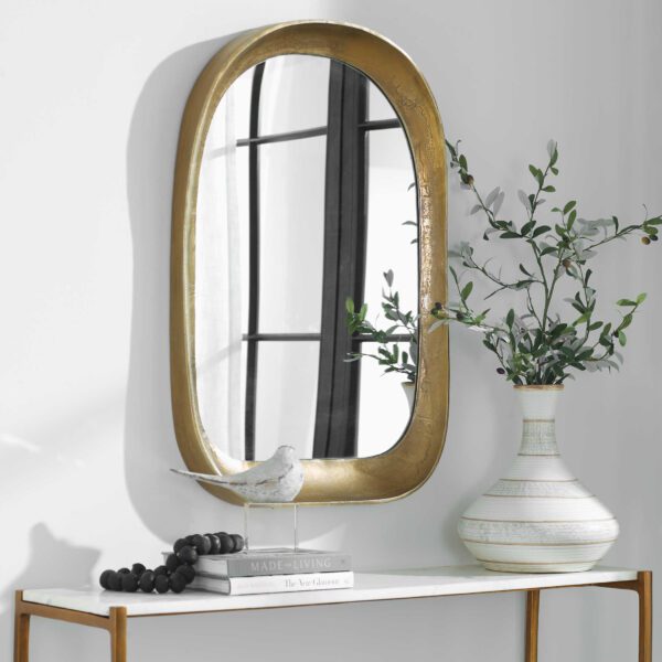 Brass Bradano Arch Mirror