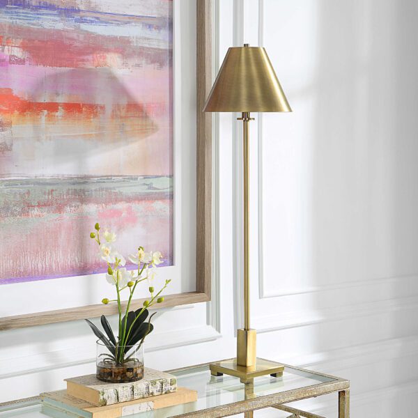 Brass Pilot Buffet Lamp