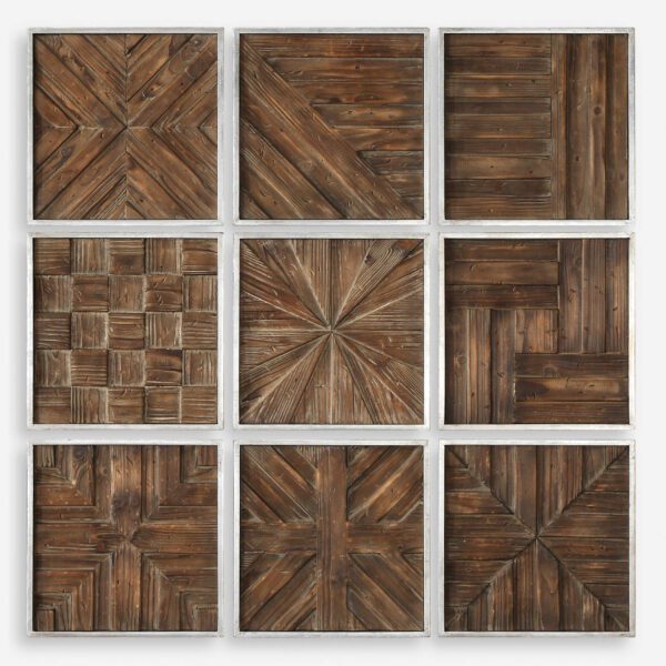 Bryndle Squares Wood Wall Decor