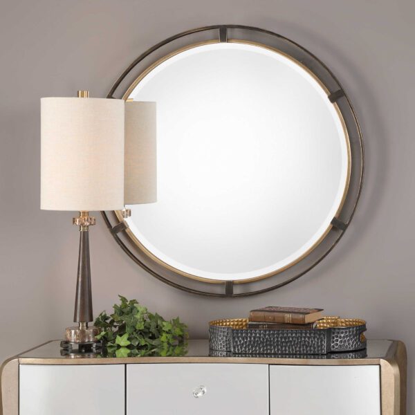 Carrizo Round Mirror