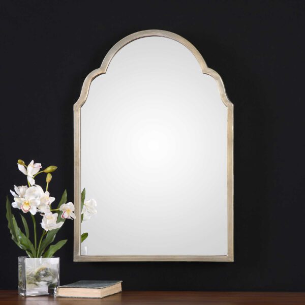 Champagne Brayden Petite Arch Mirror