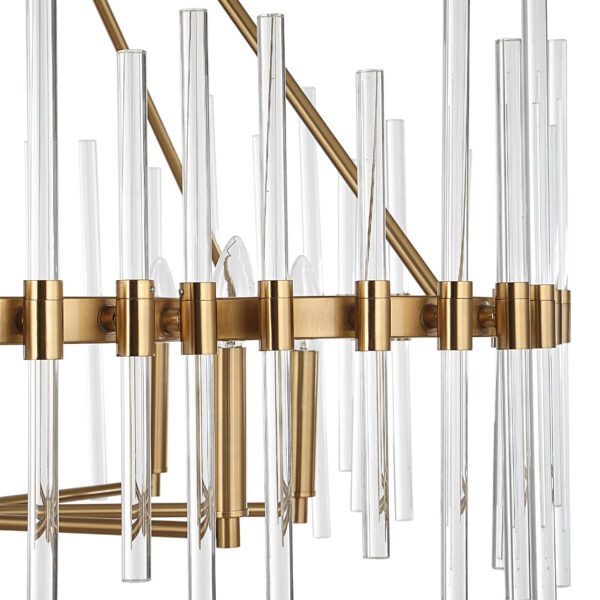 Crystal Stick 8-Light Chandelier