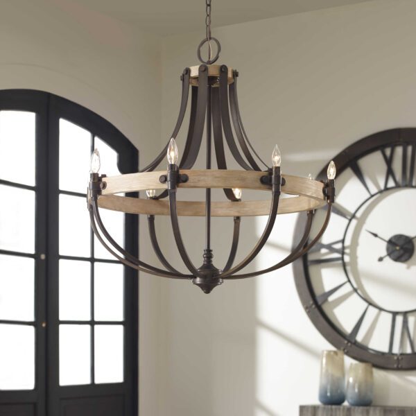 Dubois 8 Light Chandelier 7