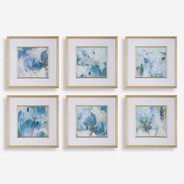 Fresh Start Blue Framed Prints