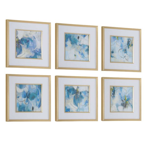 Fresh Start Blue Framed Prints