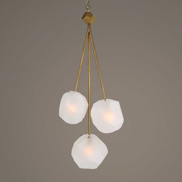 Geodesic 3-Light Pendant