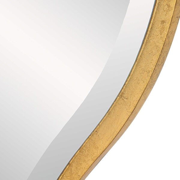 Gold Aneta Large Round Mirror