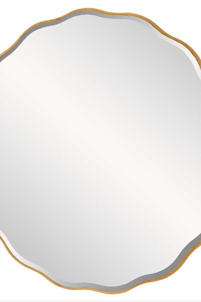 Gold Aneta Large Round Mirror