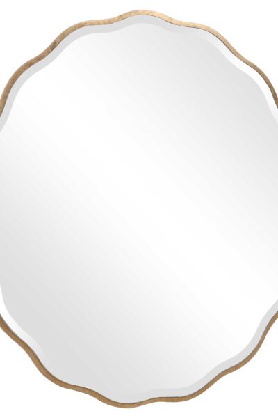 Gold Aneta Round Mirror