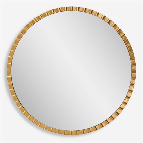 Gold Dandridge Round Mirror