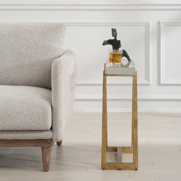 Gold Midas Accent Table