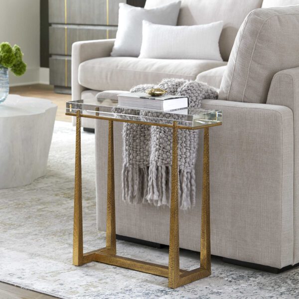 Gold Midas Accent Table