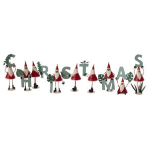 Green Christmas Sign Set