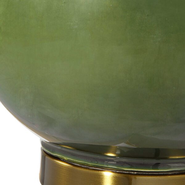 Green Gourd Table Lamp