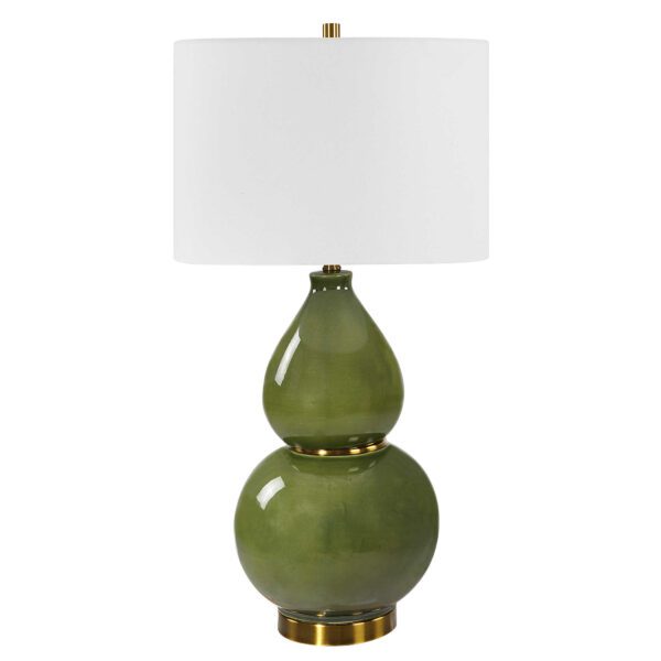 Green Gourd Table Lamp