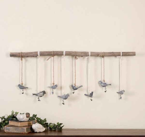 Hanging Birds on a Branch