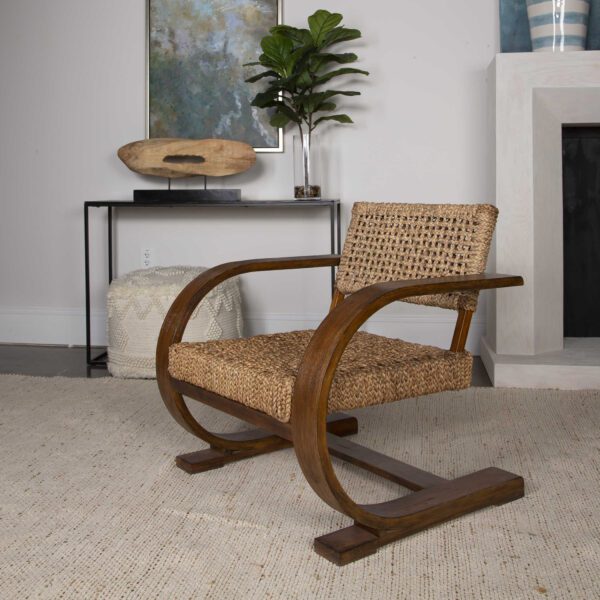 Pecan Rehema Accent Chair