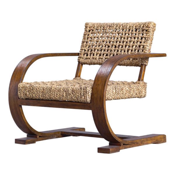 Pecan Rehema Accent Chair