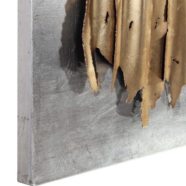 Silver Lev Metal Wall Decor