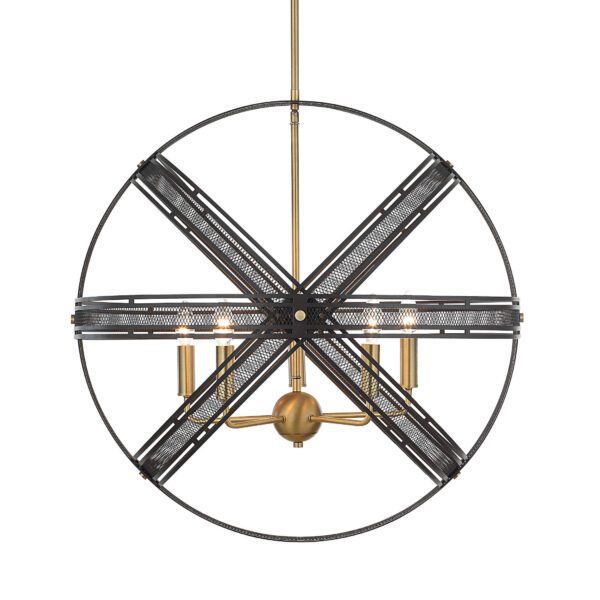 Spherical 5-Light Pendant