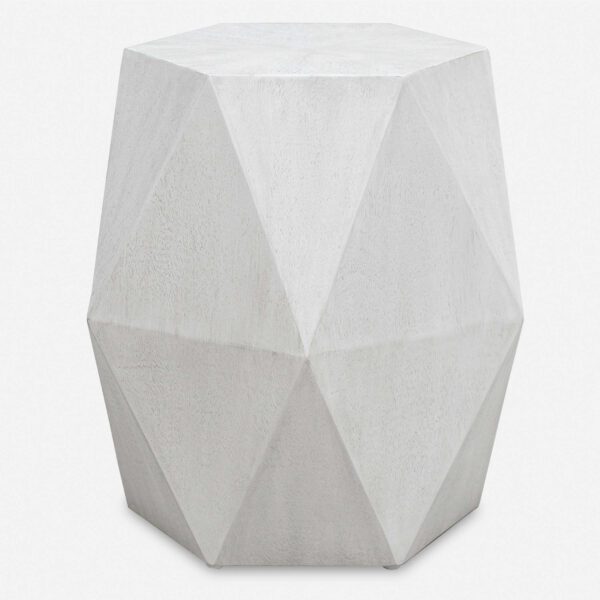 White Volker Accent Table