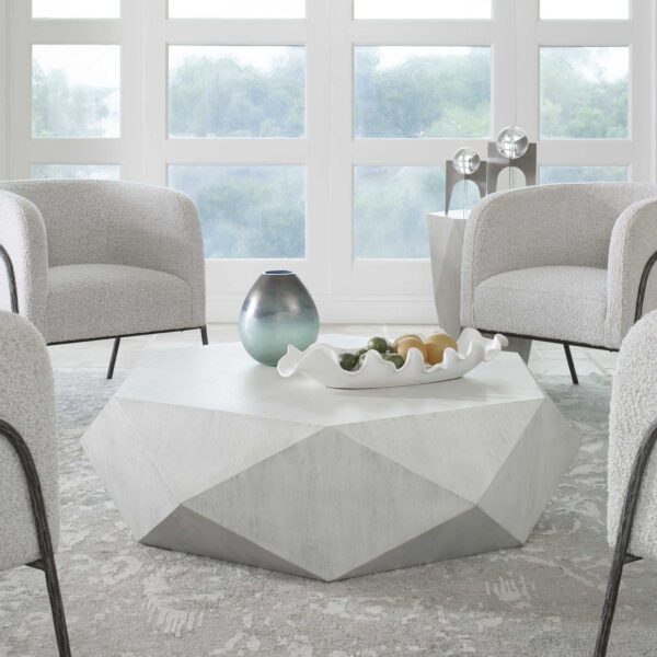 White Volker Coffee Table