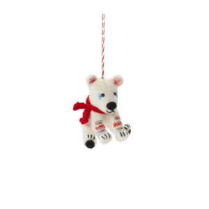 Fairisle Friends Polar Bear Ornament