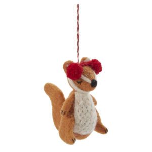 Mellow Critter Squirrel Ornament Set