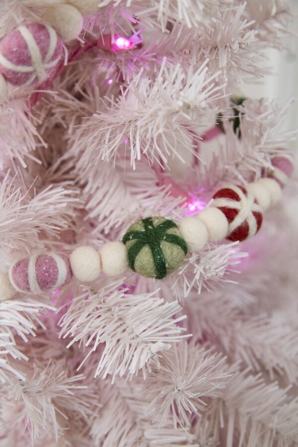 Felt Peppermint Treat Garland