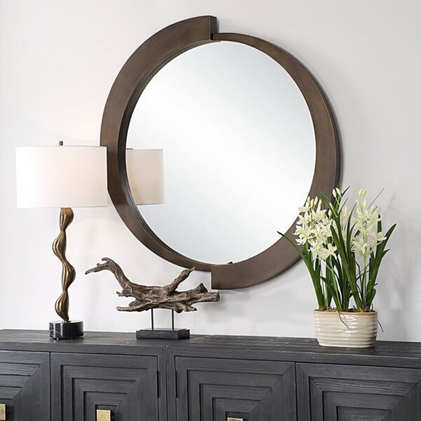 Reverse Round Mirror