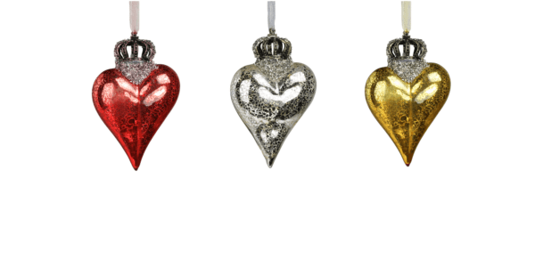 Crowned Heart Ornament