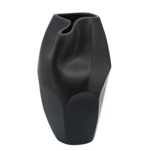 Black Abstract Vase
