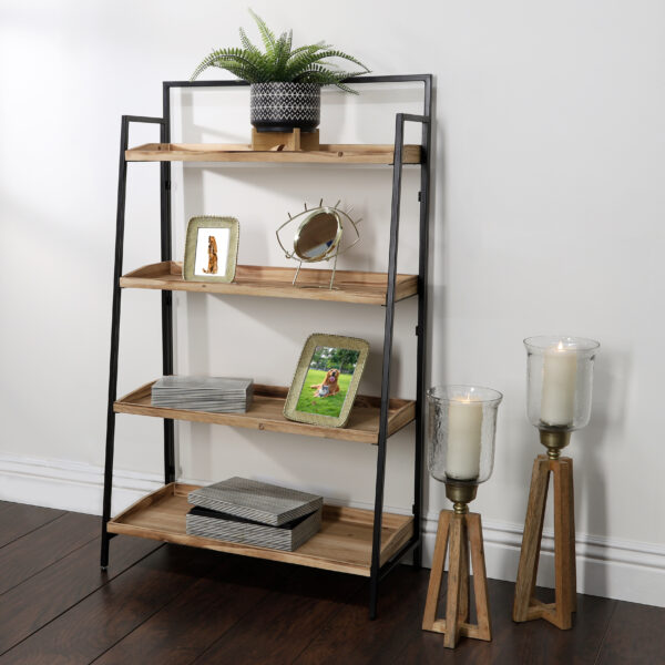 Folding 4-Level Shelf