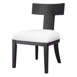 Charcoal Idris Armless Chair